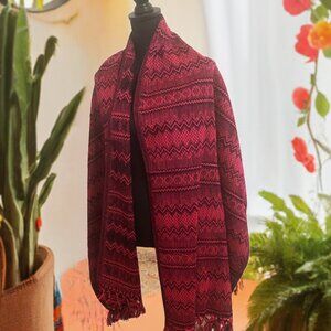 Mexican Rebozo/Shawl (Fuchsia)